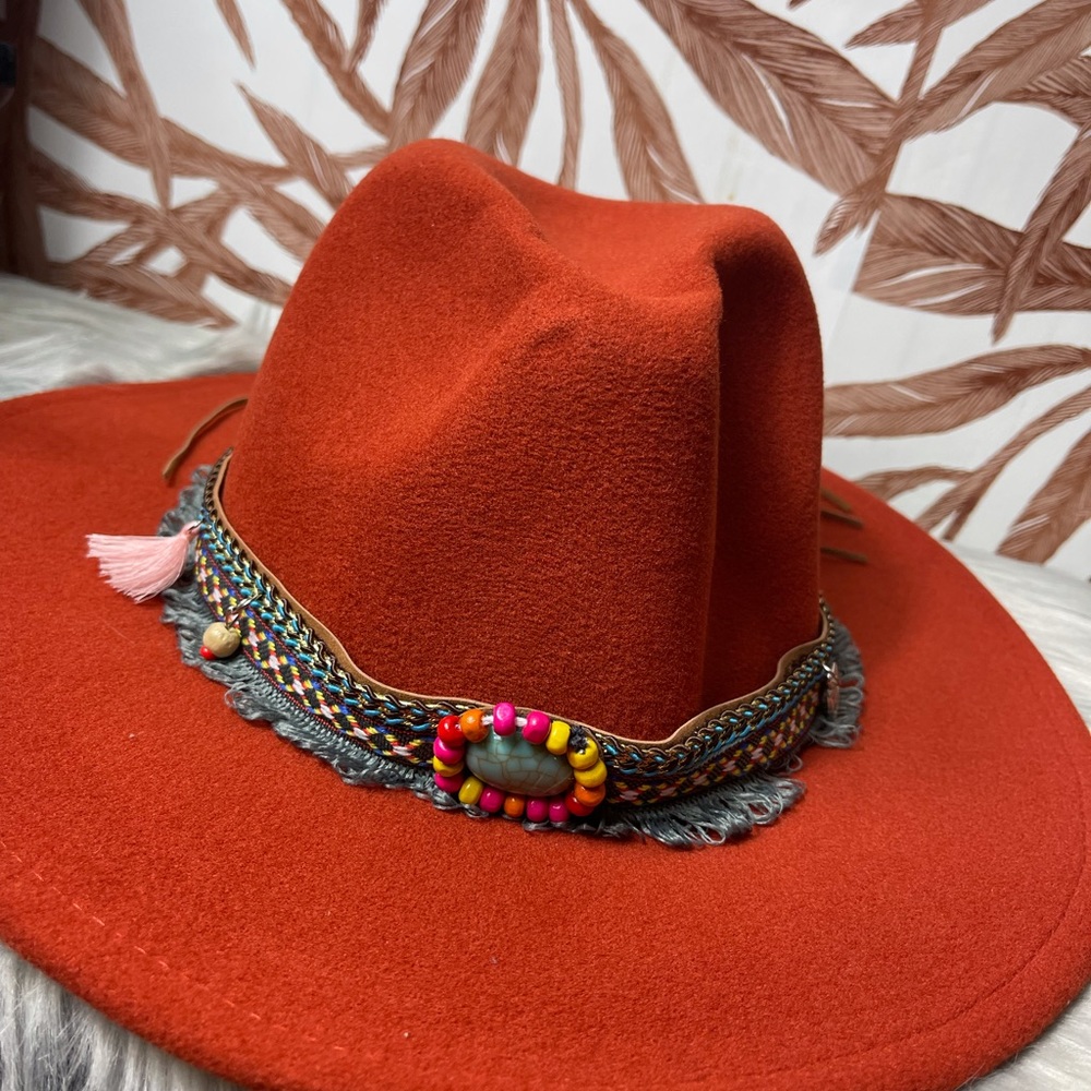 Western wide brim fedora